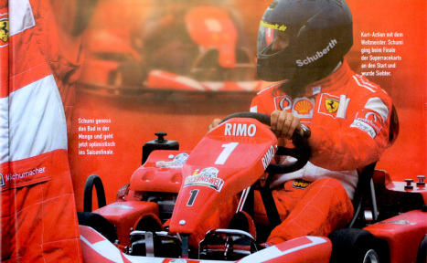 Michael Schumacher in a RiMO EVO